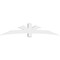 Ekena Millwork Davenport Architectural Grade PVC Gable Bracket, 96"W x 20"H x 6"D x 6"F, 5/12 Pitch GBP096X20X0606DAV00 - alternate 5